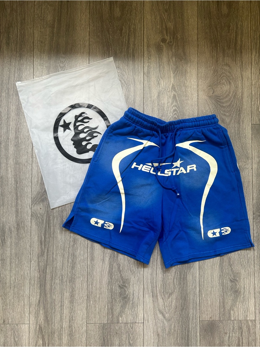 Size S | Blue hellstar shorts